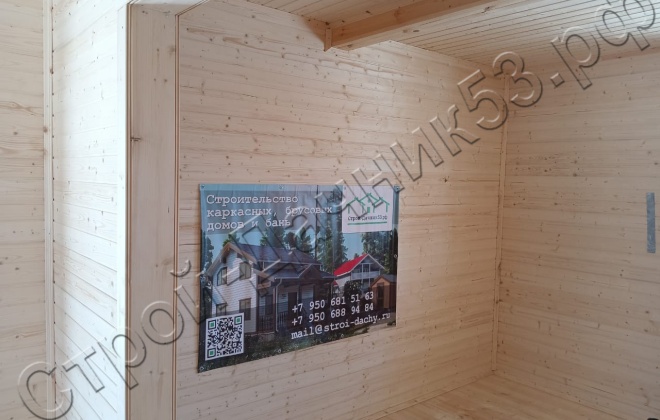 4 Каркасно-щитовой дом Д-89, 7х7м, 89 М², Тульская область, Киреевский район, г. Липки. (12)